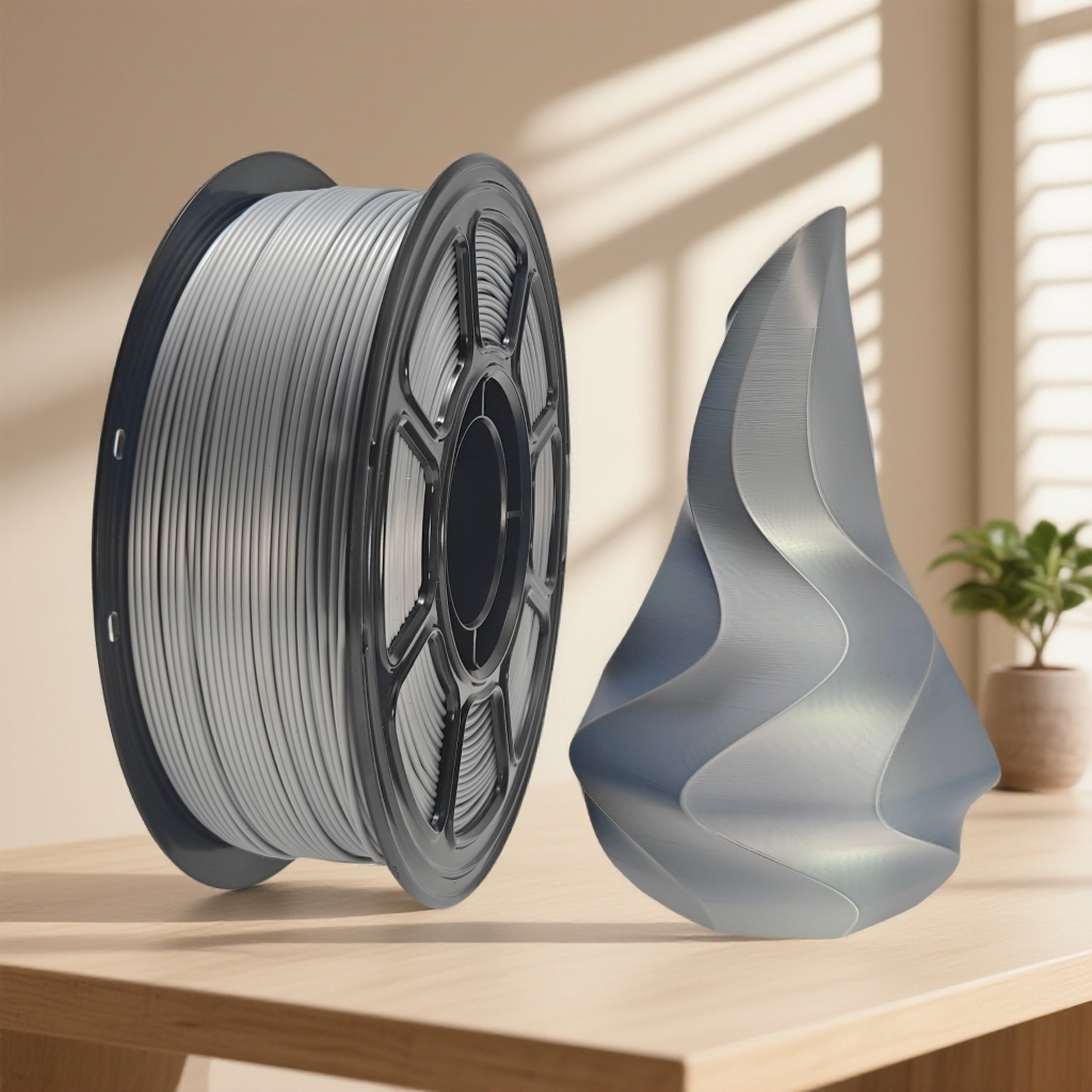 PLA 3D Printer Filament 1KG White, 1.75mm Standard PLA Filament, High Color Purity, Easy to Print, Low Warping, Compatible with Most FDM 3D Printers