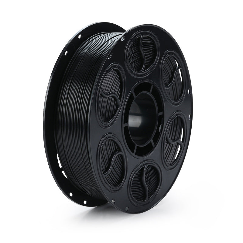 PLA 3D Printer Filament 1KG Black, 1.75mm Standard PLA Filament, Easy to Print, Low Warping, Matte Black Finish, Compatible with Most FDM 3D Printers